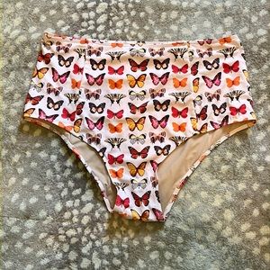 Kortni Jeane High Waist Bottoms in Butterflies